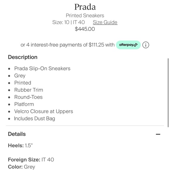 Prada printed sneakers - Picture 6 of 7